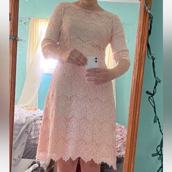 Blush pink lace dress - Picture 5 of 5